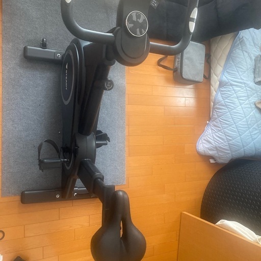 STEADY スピンバイク Plus【Zwift/アプリ連動/静音/組立簡単】 エアロ バイク フィットネスバイク 家庭用 ST145