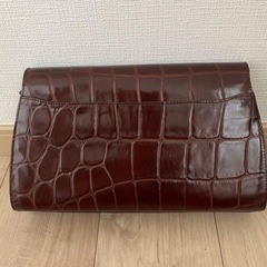 ピエールカルダン 赤 ショルダーバッグの画像