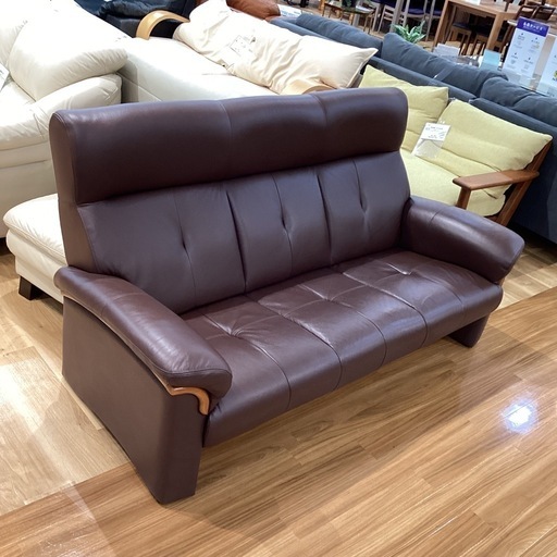 【トレファク神戸南店】浜本工芸 3人掛けソファー です‼︎【取りに来られる方限定】