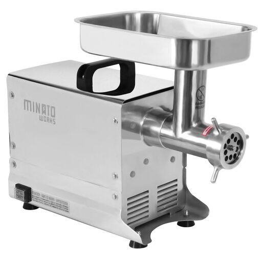 業務用 ステンレス製 電動ミンサー PMM-8F (消費電力300W)