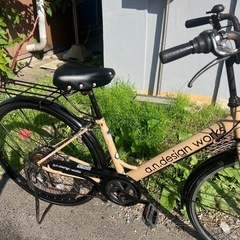 ママチャリ　自転車　27インチ　錆び多め　ハンドル周り特にサビ多いの画像