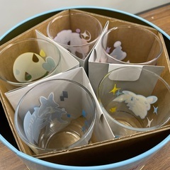 ◇ドリーム尼崎1号館◇【ジモティー割引対象商品】ポケモン 缶入りグラス 5個入りセットの画像