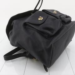 ☆美品☆COACH 黒 リュック　レザーの画像