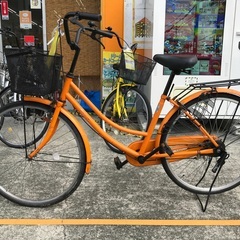 26インチ自転車 V1105181 橙