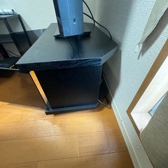 テレビラック　ブラックの画像