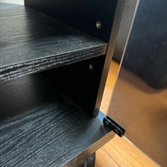 テレビラック　ブラックの画像