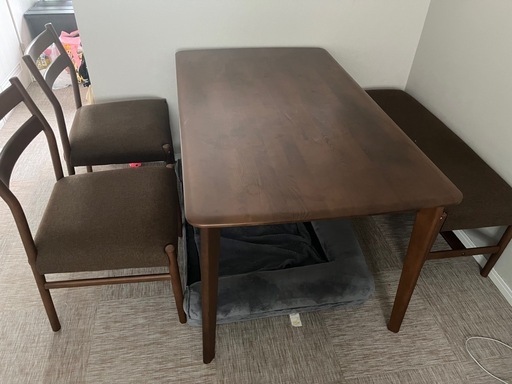 ダイニングテーブル4点セット【ニトリ2024/3月購入】