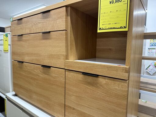 ジモティ来店特価!!　キッチンカウンター　ニトリ　ナチュラル　　　J-10159