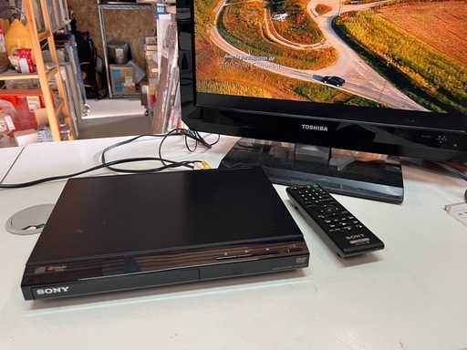 (2) SONY DVP-SR20 2019年製 再生専用 DVDプレーヤー リモコン付属 動作確認済 中古 ③