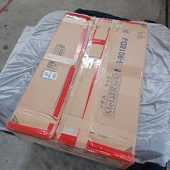 111f アイリスオーヤマ ラック メタルラック本体 5段 防サビ加工 幅91×奥行61×高さ179cm ポール径25mm スチールラック サビに強い 棚 MR-9018DJ 銀(未使用品)y101801fの画像