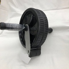 ★ジモティー割引有★ストッパー付きダブルウィール腹筋ローラー