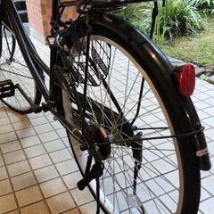 自転車　ママチャリ　ギアなし　カバーありの画像