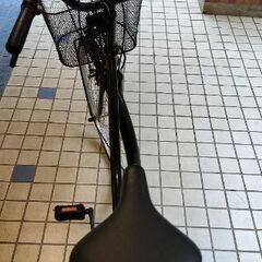 自転車　ママチャリ　ギアなし　カバーありの画像