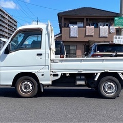 ★ご購入ありがとうございました★低走行車！かなり貴重な一台！☺️✨スバル サンバートラック🚗エアコン、パワステ付き！現車確認大歓迎🙆‍♀️✨の画像