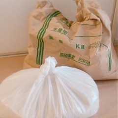 古米約7.3kg（玄米約3.7kg 白米約3.6kg）