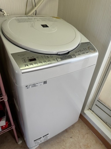 早い者勝ち！高年式2019年　洗濯乾燥機　型番:ES-TX8C-W