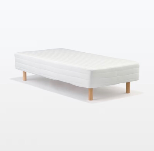 無印良品　脚付　シングルベッド　２台