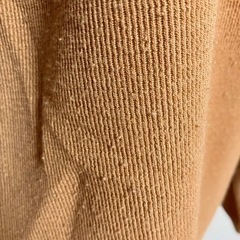 秋らしい茶色ロングカーディガン　の画像