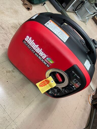 インバーター発電機新ダイワiEG1600M-Y2010年製キズ有りNo.3885※現金、クレジット、スマホ決済対応※
