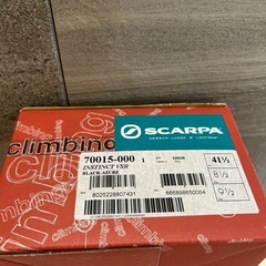 SCARPA climbingシューズの画像