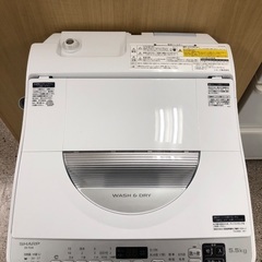 トレファクいわき平店　SHARP（シャープ）電気洗濯乾燥機S-TX5E-S 5.5kgが入荷致しました。の画像