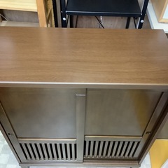 【リサイクルサービス八光】幅85.9㎝　大洋株式会社　京町家　アンティーク風キャビネットの画像
