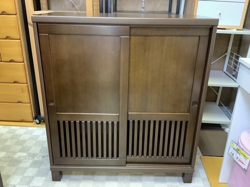 【リサイクルサービス八光】幅85.9㎝　大洋株式会社　京町家　アンティーク風キャビネット