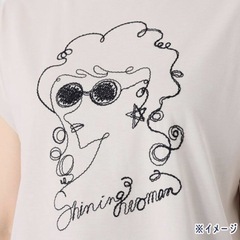 レディースTシャツ　★新品★ ラヴィーコンフォート　ステッチ刺繍　3Lの画像