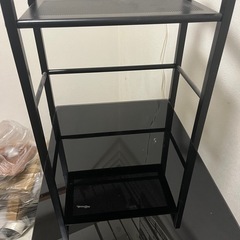 ２５日まで！ブラックパソコンデスクの画像