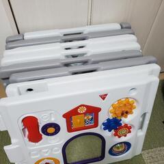 ベビーサークル　ミュージカルキッズランドDX Ⅱ＋拡張トイパネル...