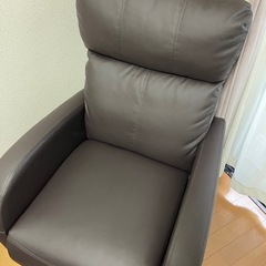 ラウンジチェアDXⅡ（レッグレスト連動タイプ）ダークブラウン
の画像