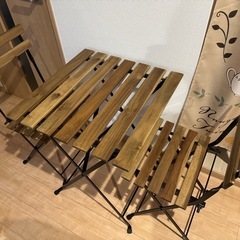 【交渉中】IKEA テルノー テーブル チェア セット