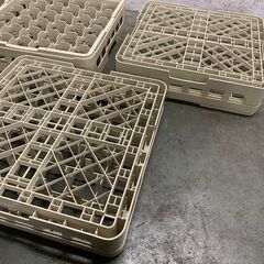 業務用 厨房 キッチン 食洗機用 洗浄ラック グラスラック トレーラック ② 3個セット N0409の画像