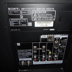 ソニー液晶テレビ　アンテナ付の画像