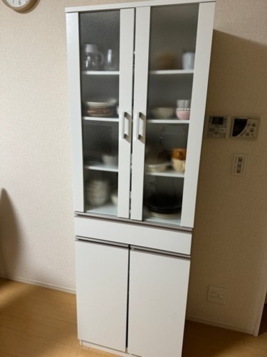 ニトリ　食器棚　ホワイト　〜10/26(土)までに