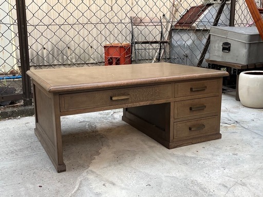 昭和レトロ　木製　文机　古家具　机　座卓　ローテーブル