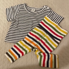 ロンパース肌着6枚+おまけ服上下セットの画像