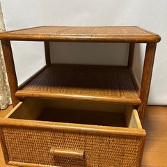 受け渡し中:藤 サイドテーブル