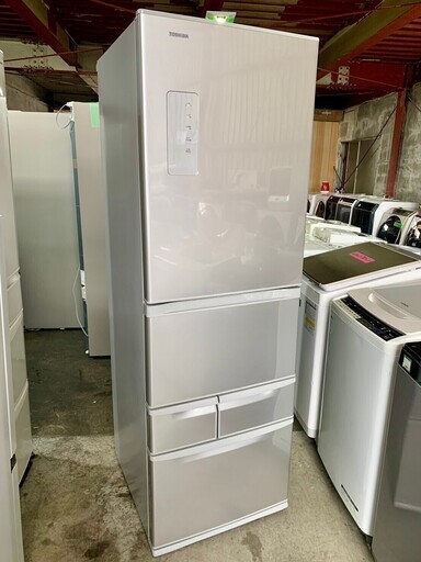 【美品】大阪送料無料★3か月保障付き★冷蔵庫★2017年★東芝★5ドア★GR-417G(S)★R-792