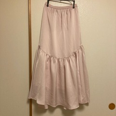 ロングスカート　ピンク
