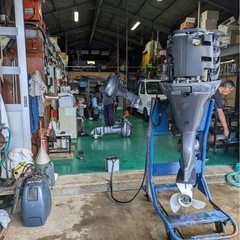 ヤマハ9.9馬力船外機整備済みの画像