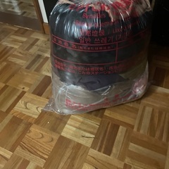 A bag full of winter clothes for...