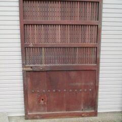 時代蔵戸 総欅 解体に伴う外し 蔵戸 時代建具　店舗用