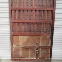 時代蔵戸 総欅 解体に伴う外し 蔵戸 時代建具　店舗用の画像