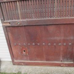 時代蔵戸 総欅 解体に伴う外し 蔵戸 時代建具　店舗用の画像