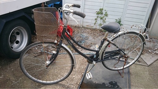 ママチャリとファットバイク　2台で