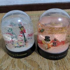 スノードーム クリスマス 4個セットの画像