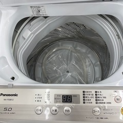 ★ジモティ割あり★   パナソニック　洗濯機　19年製　5.0kg　クリーニング済み SJ7478の画像