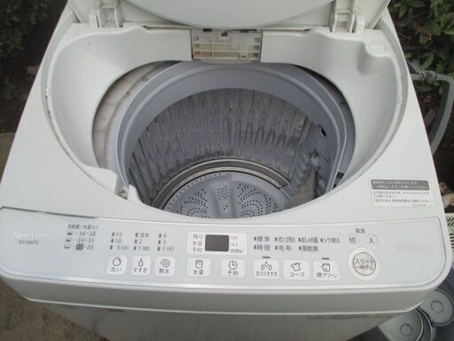 SHARP　ES-G60TC　全自動電気洗濯機　2018年製　6㎏