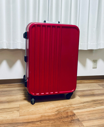 Samsonite サムソナイト スーツケース TSAロック有 赤